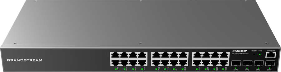 GWN7803P Layer 2+ Network Switches