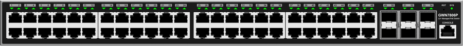 GWN7806P Layer 2+ Network Switches